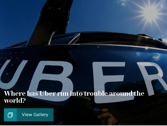 Where has Uber run into trouble around the world?