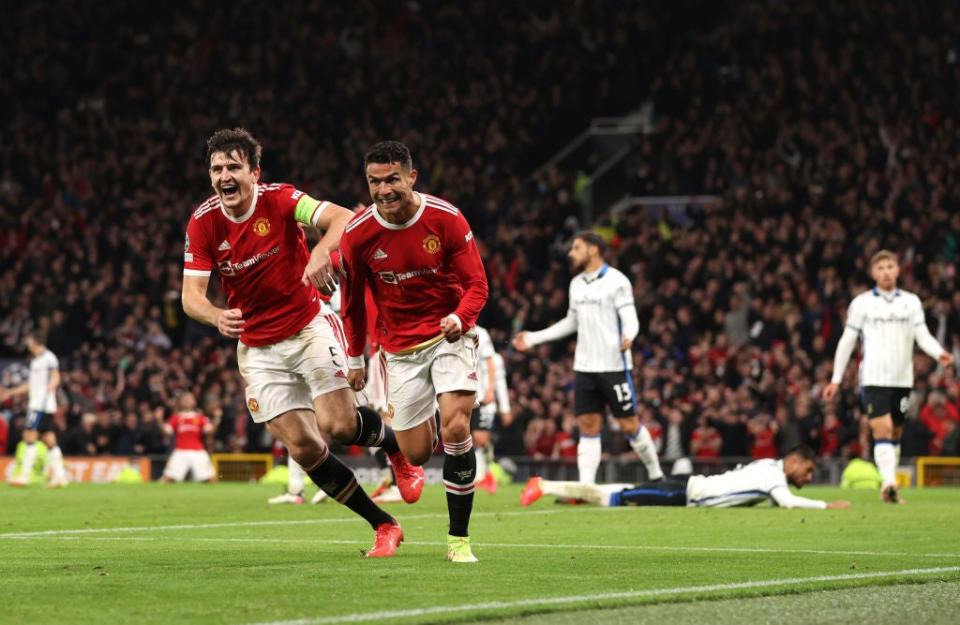 Cristiano Ronaldo celebrates scoring the winner (Getty Images)