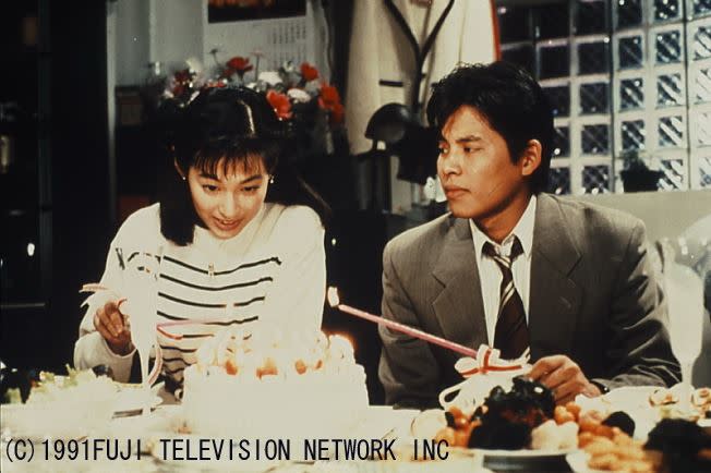 鈴木保奈美與織田裕二因《東京愛情故事》成了經典搭擋。（圖／八大電視提供）
