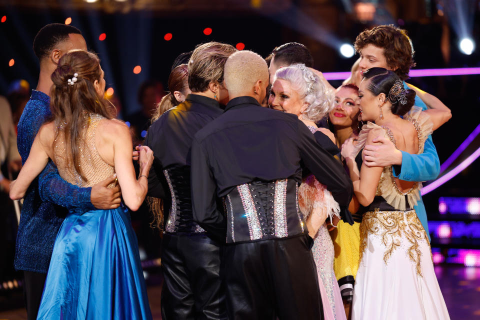 Angela Rippon bids goodbye to Strictly. (BBC)