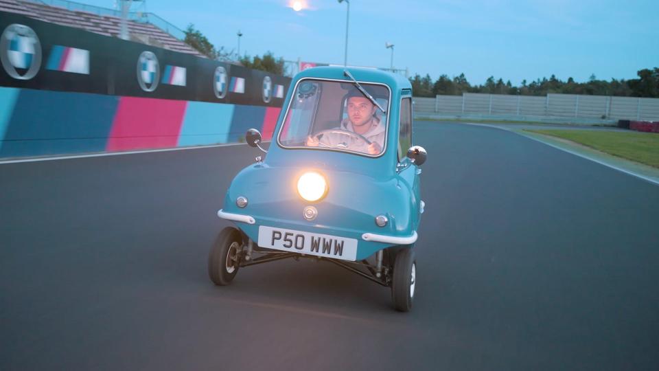 Watch a 3-HP Peel P50 Complete a Very Sketchy 25-Minute Nurburgring Lap photo