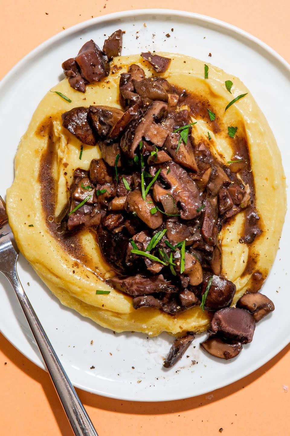 Polenta with Wild Mushroom Ragú