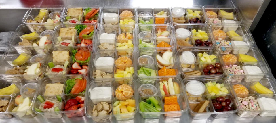 Image: Bento box-style meals served at a Missouri school. (Courtesy Lori Danella)