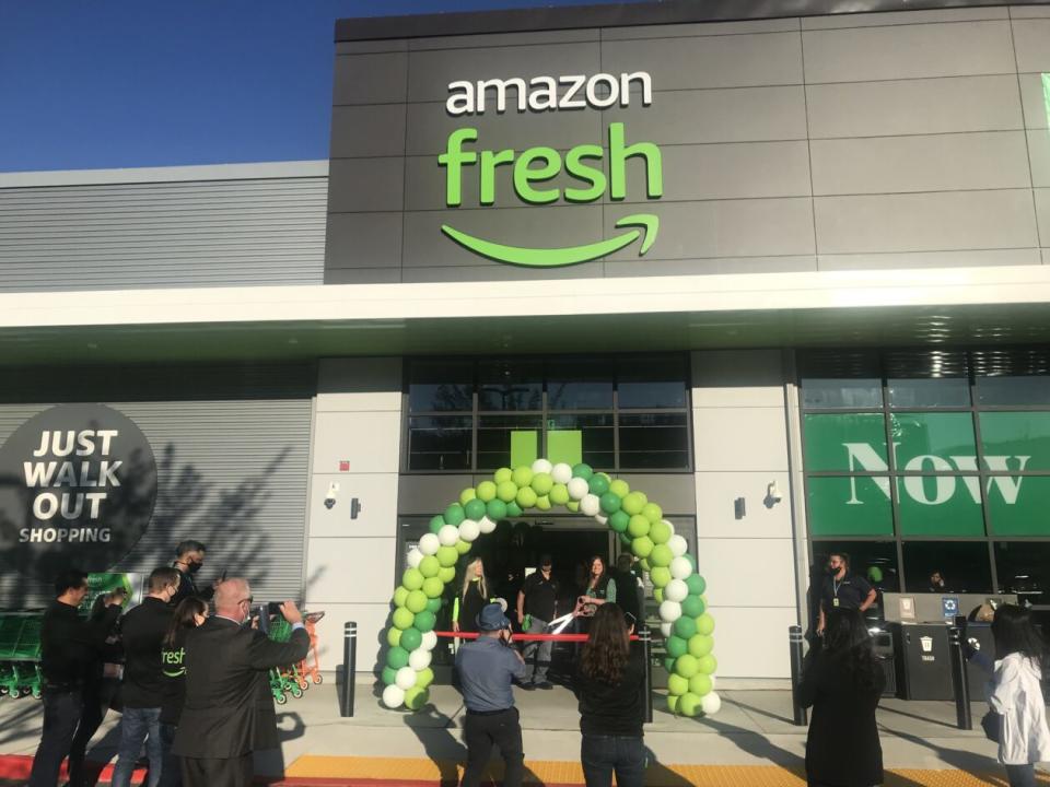 Amazon Fresh opening