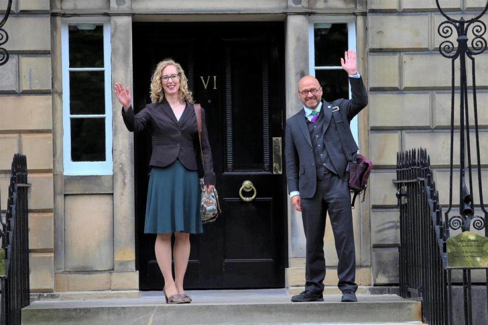 Lorna Slater and Patrick Harvie highlighted a 'huge test'