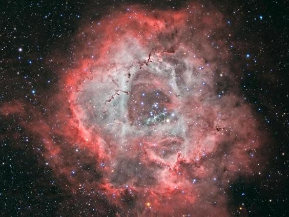 The winning photo of the Rosette Nebula, captured by Guernsey-based Jean Dean (Jean Dean /SWNS.COM)