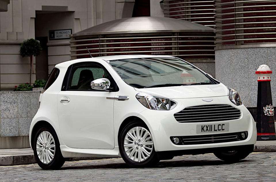 <p>Eyebrows were raised in astonishment, and tables clutched for support, when Aston Martin announced the Cygnet. Even stranger in concept, if not execution, than the Lagonda of the 1970s, this was simply a <strong>Toyota iQ</strong> city car with higher equipment levels, a mild restyle and a five-figure sum added to the list price.</p><p>Among conventional city cars, we decided it “must rank as <strong>one of the daftest this century</strong>”, but Aston believed (or claimed to) that there was a market for it. And yes, there was, but it turned out to be far smaller than the company had hoped.</p>