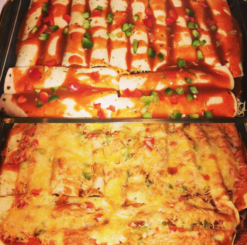 Les enchiladas végétariennes