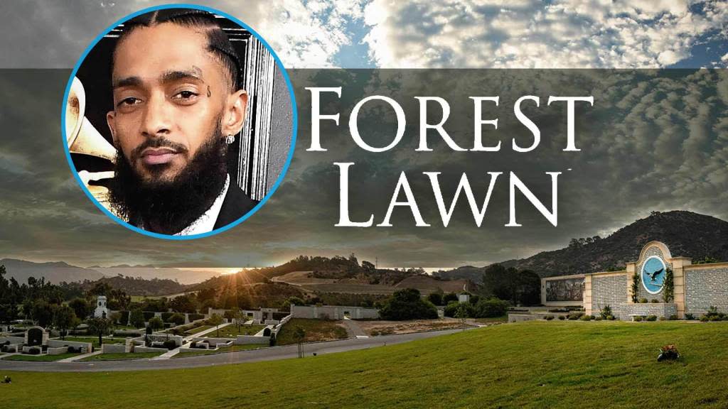 Nipsey Hussle's Hollywood Hills Gravesite Flooded with Flowers