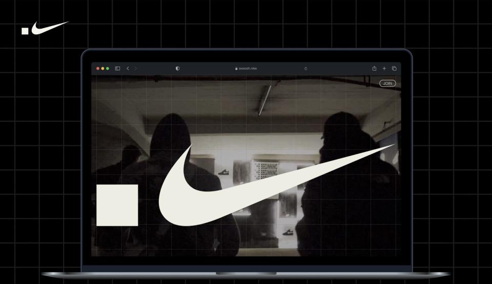 A teaser image of Nike's .Swoosh platform. Image: Nike