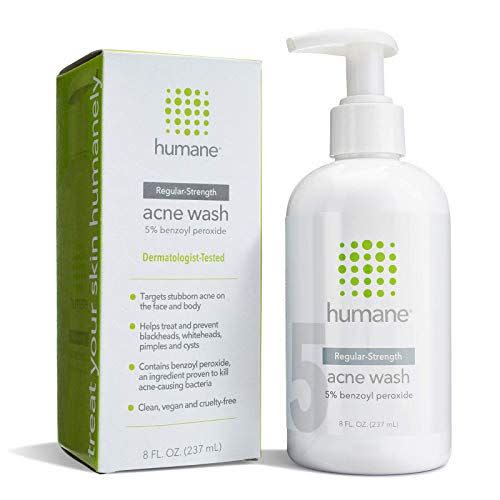 18) Humane Regular Strength Acne Wash