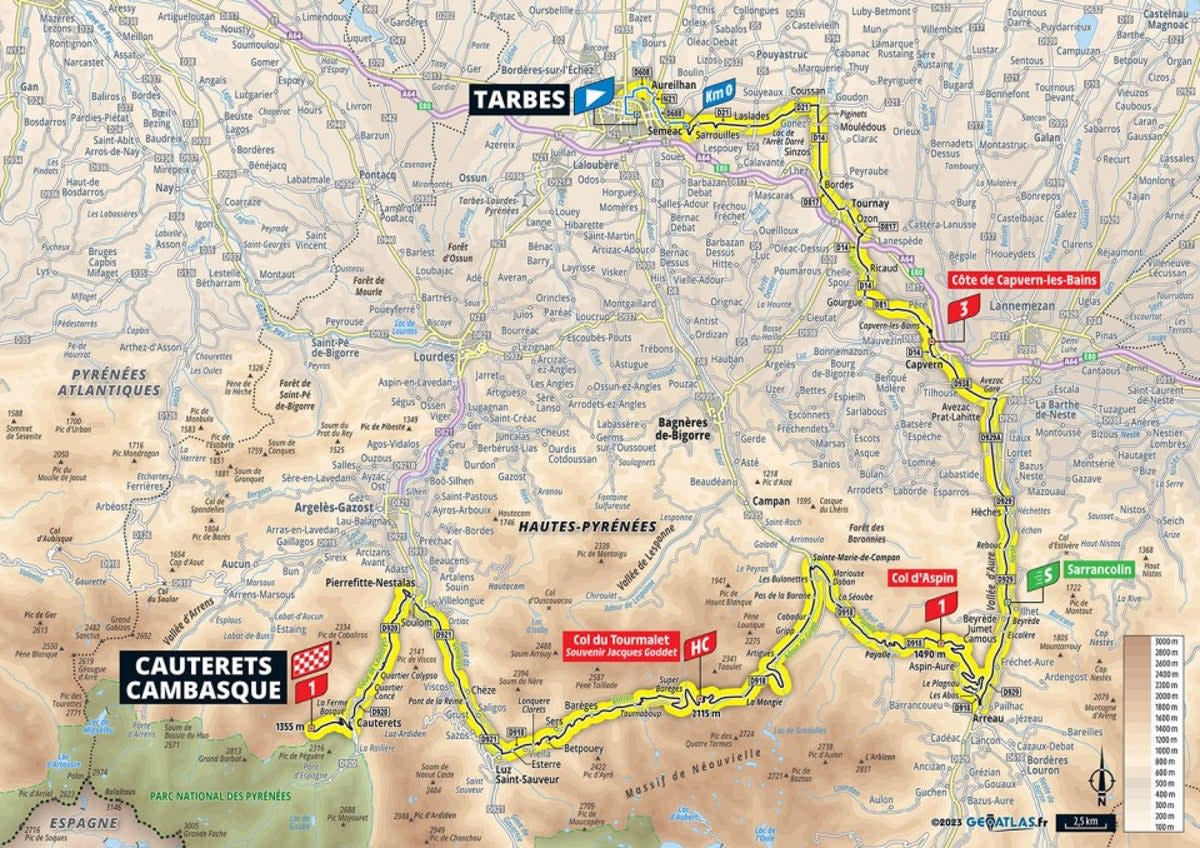 Stage 6 map (letour)