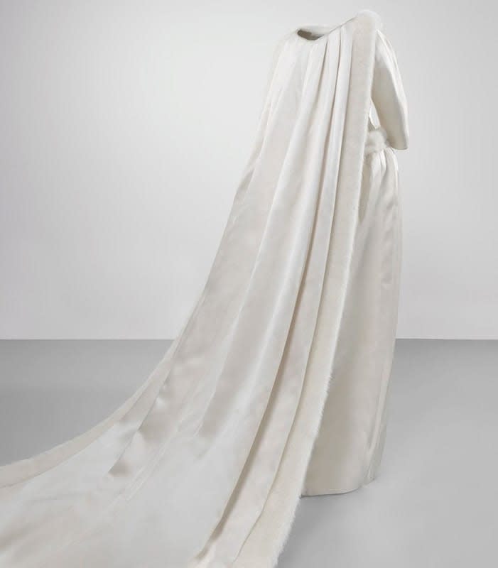 Vestido de novia de Fabiola de Bélgica hecho por Balenciaga