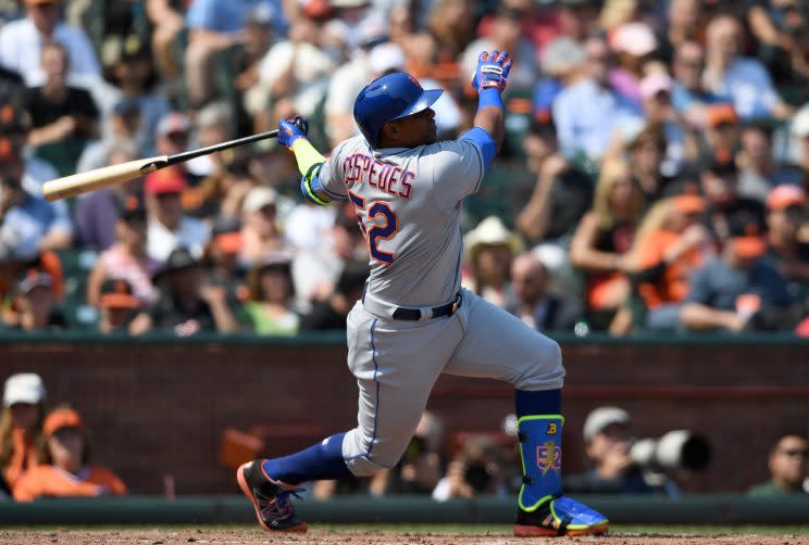 Yoenis Cespedes should make a boatload of money on the free-agent market. (Getty Images/Thearon W. Henderson)