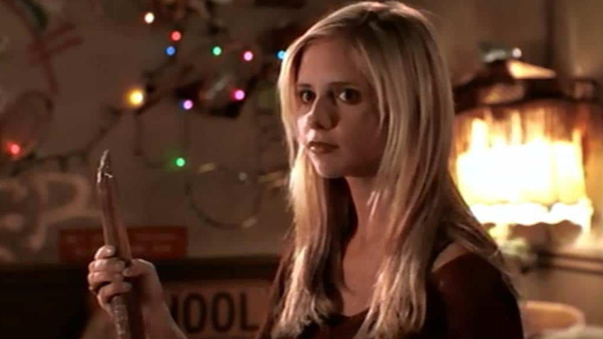  Sarah Michelle Gellar on Buffy The Vampire Slayer. 