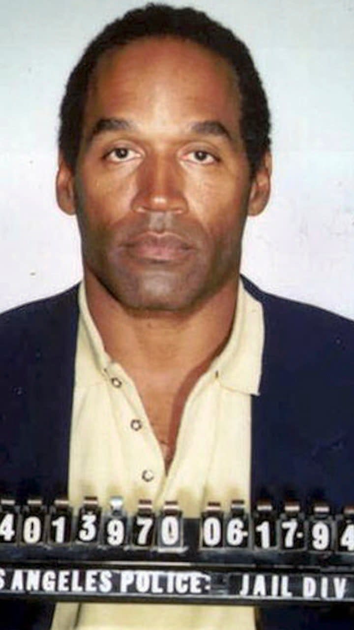 O.J. Simpson's mugshot