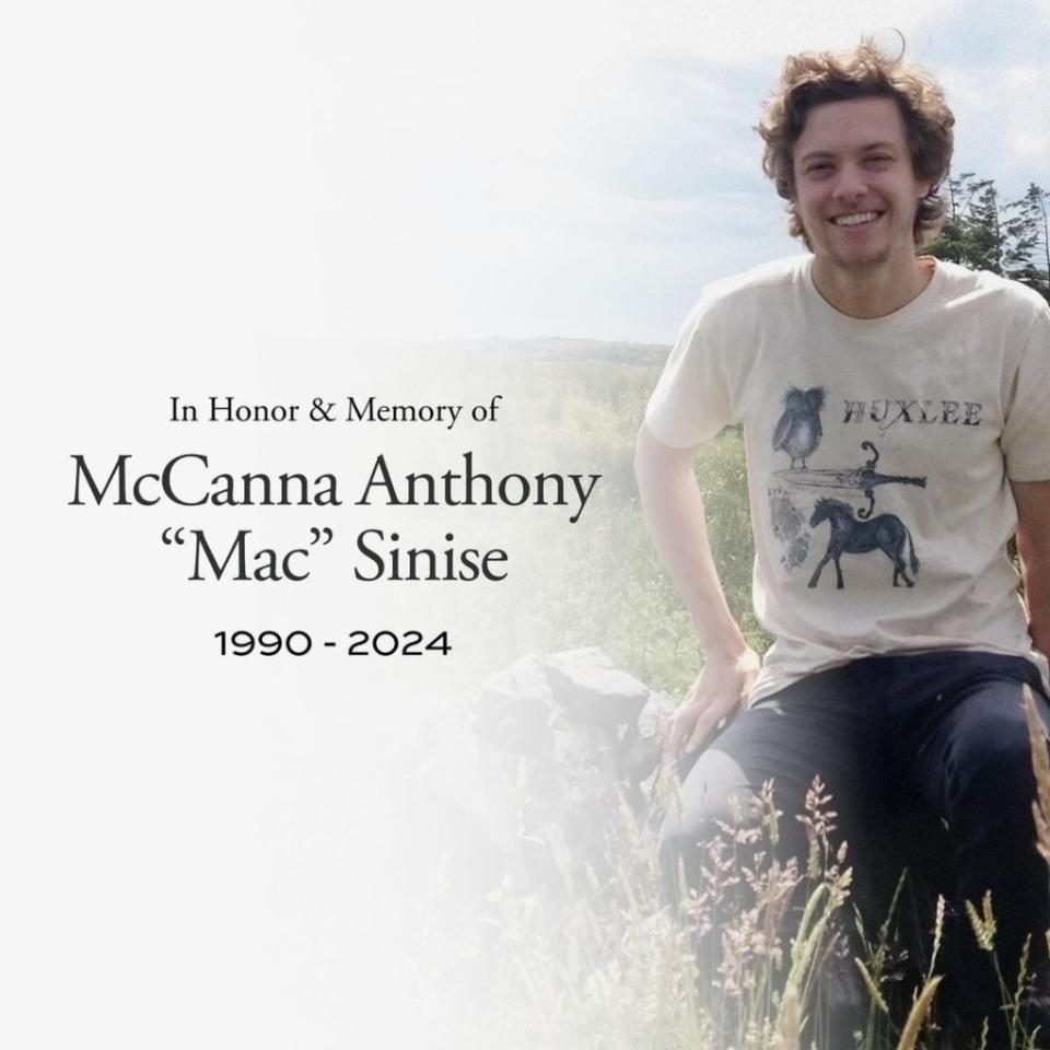 McCanna died on Jan. 5 at the age of 33. Gary Sinise Foundation