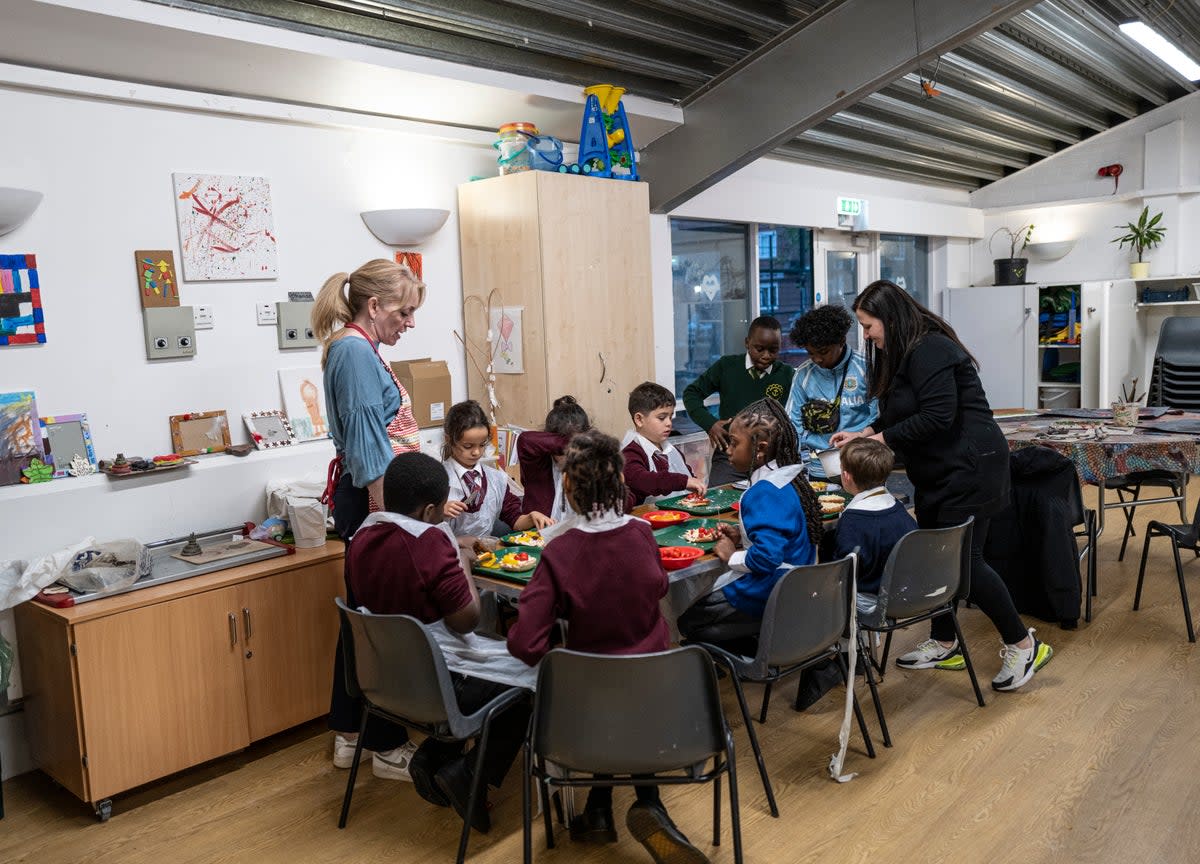 The community centre helps hundreds of children in difficult times (Daniel Hambury/Stella Pictures Ltd)