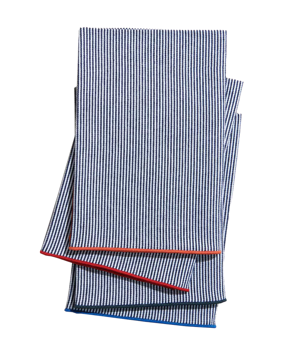 7) Americana Stripe Napkin Set