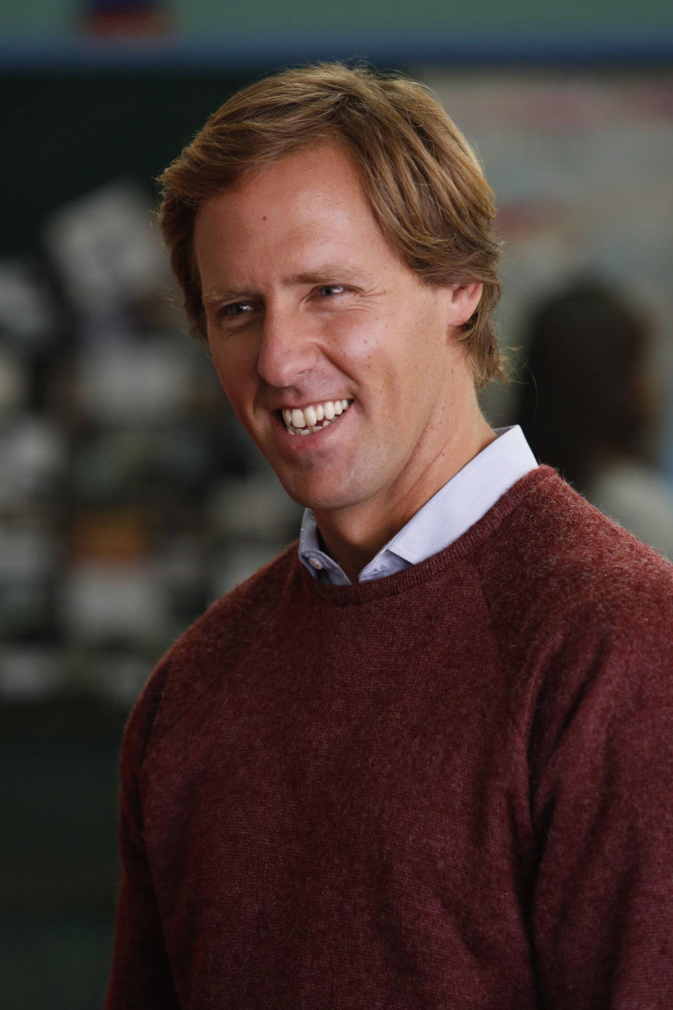 This image released by Fox shows Nat Faxon, as Ben, in a scene from "Ben and Kate," premiering Sept. 25 at 8:30 p.m. EST on FOX. (AP Photo/Fox, Jennifer Clasen)