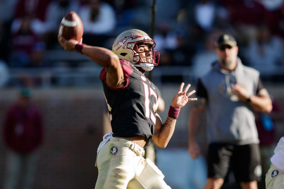 FSU quarterback Jordan Travis is one of over 50 Seminole athletes who has become an ambassador for Rising Spear.