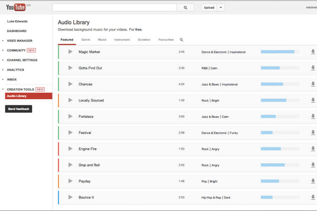 Audio Library Update,  Audio Library Use, How to Use free  music from