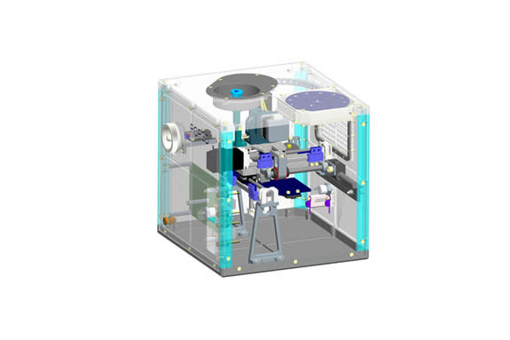 A schematic of the Portable On-Board 3D Printer, a small 3D printer headed for the International Space Station in 2015 for the European Space Agency.