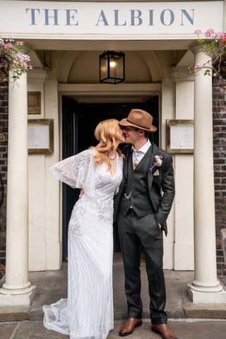 <p>Alessandra Davison</p> Eva-Jane Willis (L) and Alexander Forsyth (R) on their wedding day in June 2022