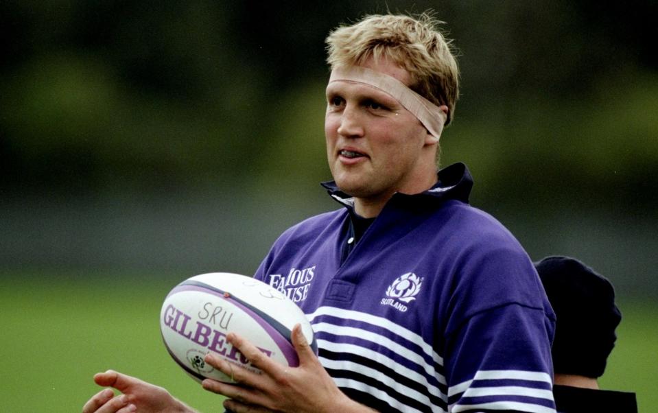 5 Jun 1998: Doddie Weir of Scotland during a training session at Murrayfield in Edinburgh, Scotland - David Rogers/Getty Images Europe