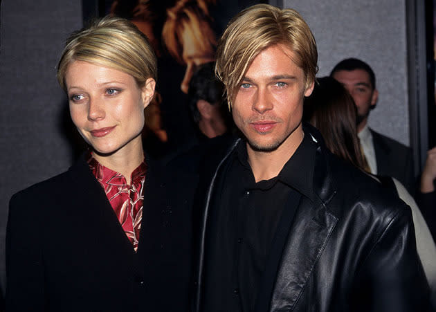 Gwyneth Paltrow and Brad Pitt