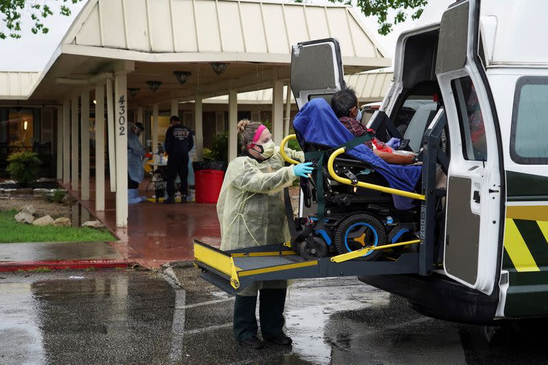 FILE PHOTO: The spread of the coronavirus disease (COVID-19) in San Antonio