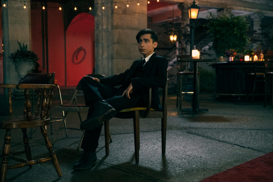 Aidan Gallagher as Number Five in The Umbrella Academy season 3