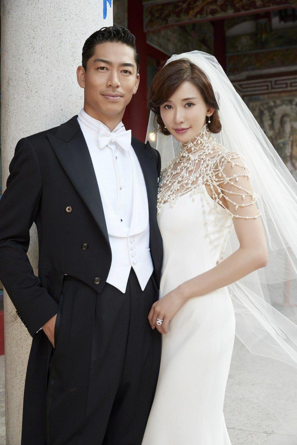 AKIRA與林志玲在2019年結婚。（LDH Taiwan提供）