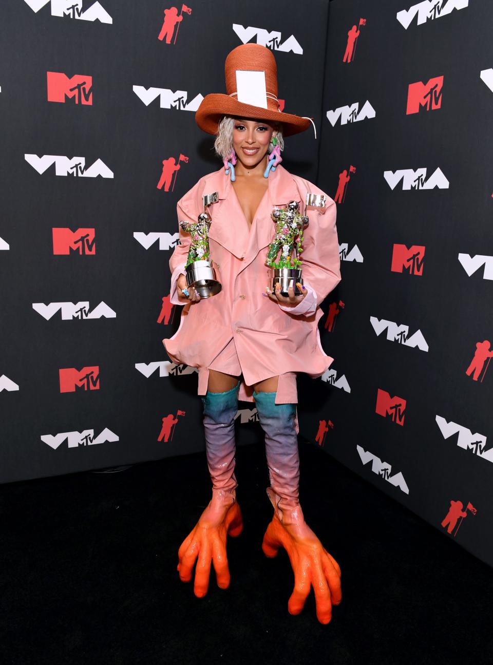 Doja Cat attends the MTV Video Music Awards on September 12, 2021.