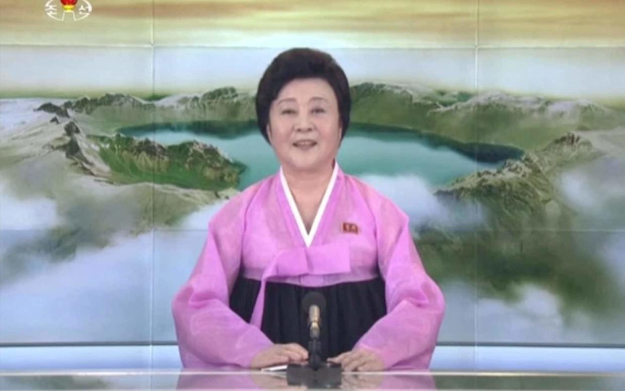  Ri Chun-hee has been reading the news on North Korean state television since 1971 - REUTERS