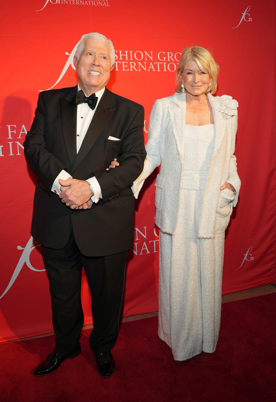Dennis Basso and Martha Stewart