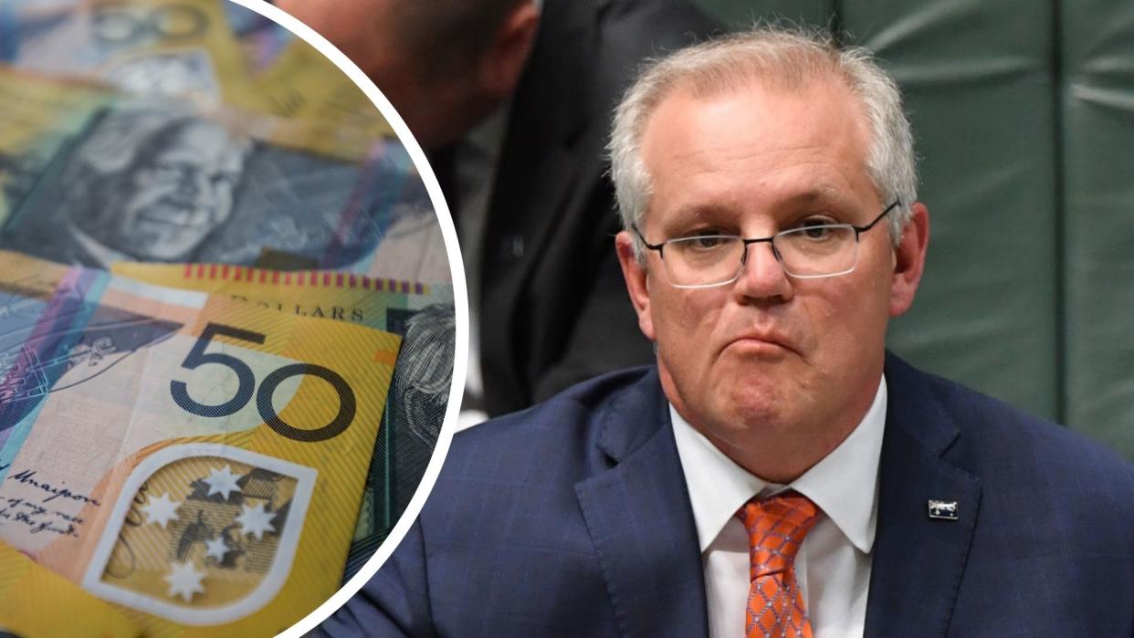 Scott Morrison has suggested Australians earning $180,000 a year aren't rich. Images: Getty