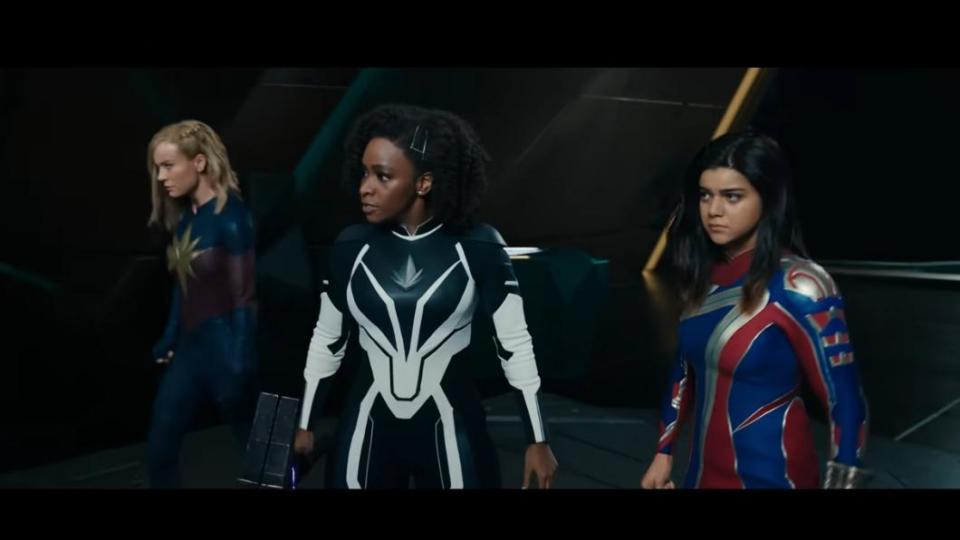 《驚奇隊長2》展現女子英雄全新組合。（圖／翻攝自MarvelTW YT）