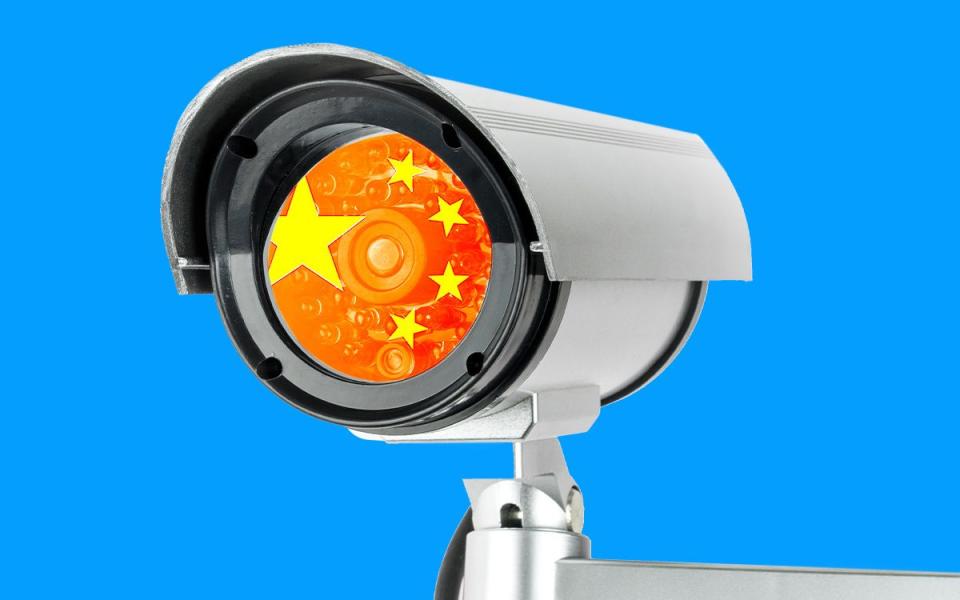 Hikvision CCTV cameras Uyghurs - Ellie Littlemore for The Telegraph