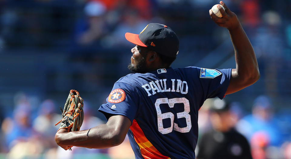 David Paulino has already played at the major-league level. (Rich Schultz/Getty Images)