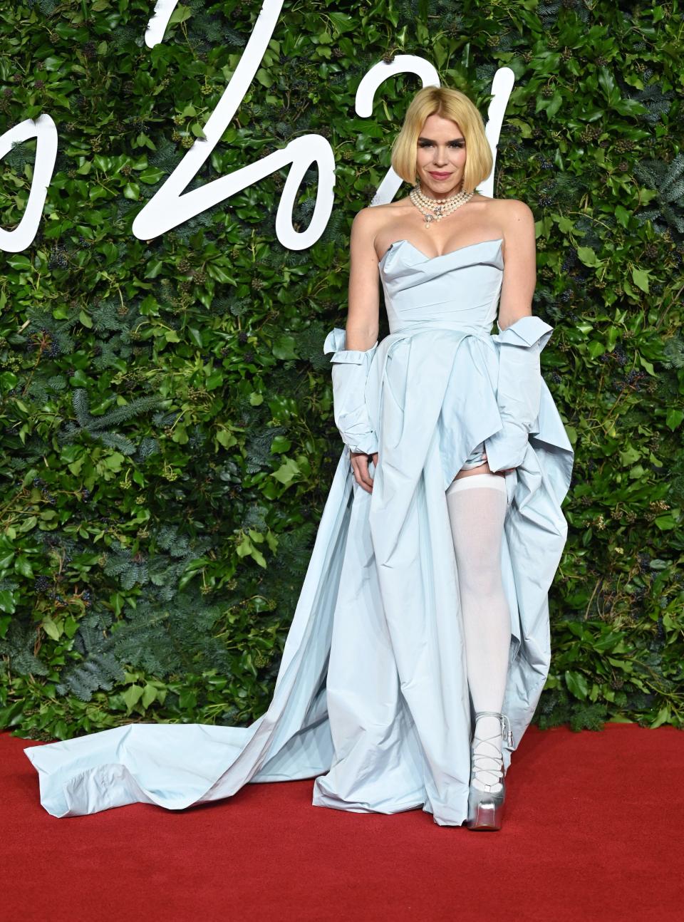 Billie Piper at The Fashion Awards 2021.