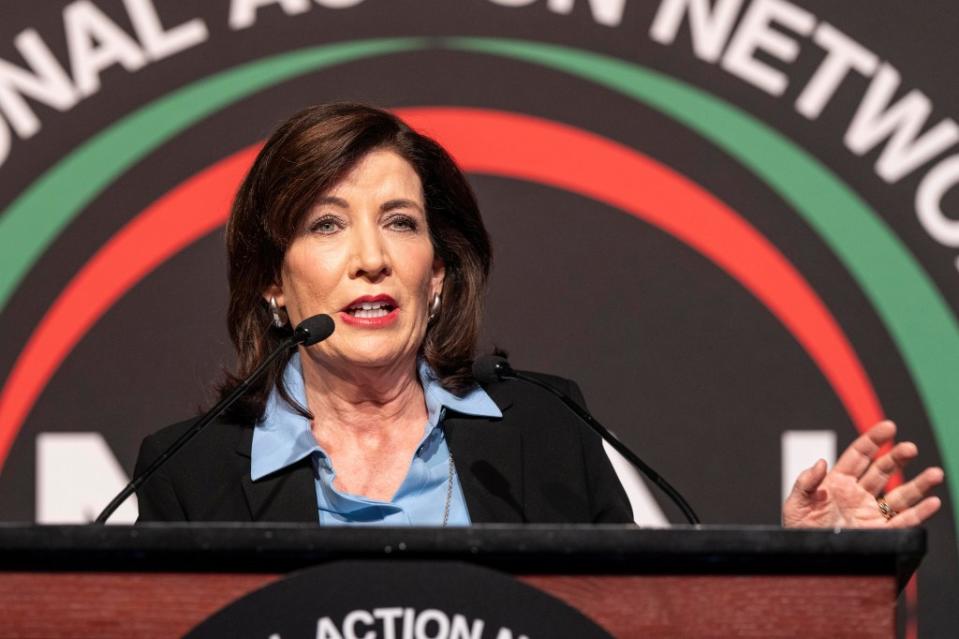 The Coalition for Class Size Equity blasted Gov. Kathy Hochul and state lawmakers for the law that limits public school classroom sizes. Lev Radin/ZUMA Press Wire / SplashNews.com