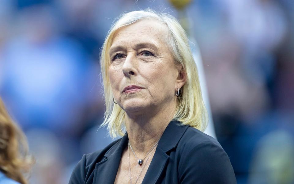 Martina Navratilova - Saudi fury at criticism from Martina Navratilova and Chris Evert