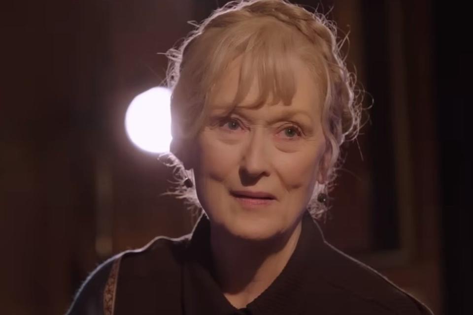 Meryl Streep in season three (Only Murders in the Building, Season 3 Trailer, Hulu)