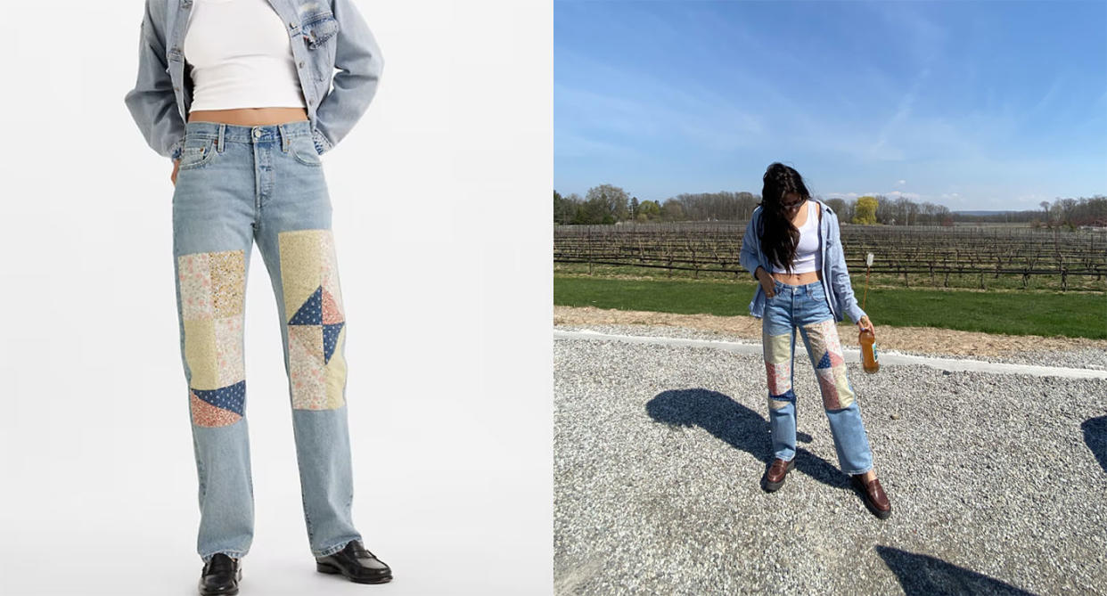 Here's why I'm loving these Levi's patchwork jeans for spring and summer 2023.