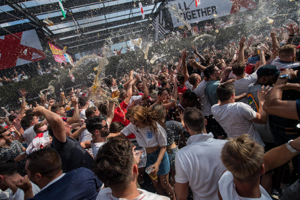 Fans have been going crazy in Boxparks and drinking in the World Cup vibe