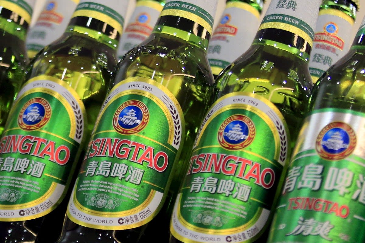Chinese beer brand Tsingtaohas launched an investigation after a man was seen urinating into a vat at a brewery factory (REUTERS)