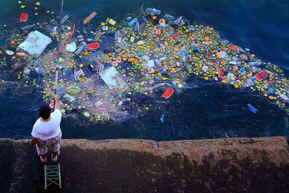 Fishing in Beirut, Lebanon