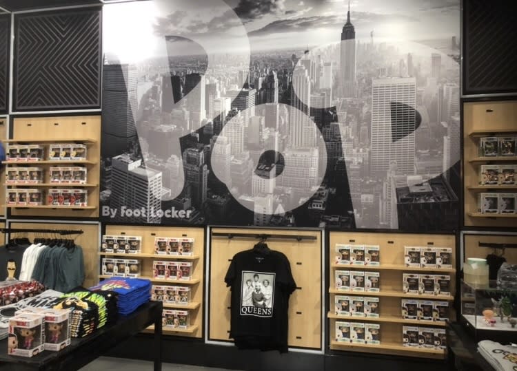 Foot Locker’s new store in partnership with Funko.