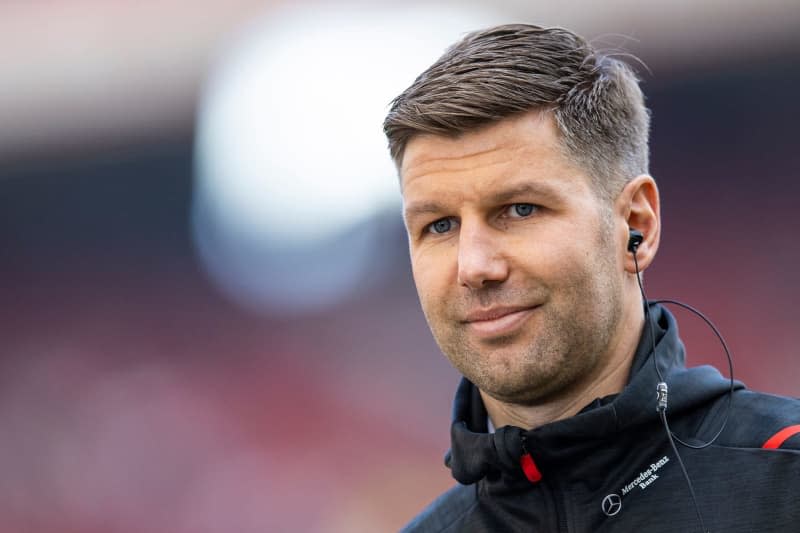 Thomas Hitzlsperger, CEO of VfB Stuttgart, stands in the stadium before the German Bundesliga soccer match between VfB Stuttgart and FC Augsburg. VfB Stuttgart can end the Bundesliga season in the top five and play in Europe next term, according to Hitzelsperger. Tom Weller/dpa